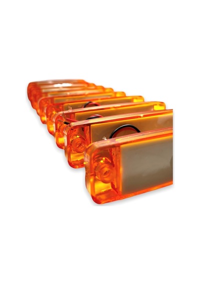 Ahmet Otomotiv 10 Adet Çift Sıra Parmak Led Sarı Renk 10cm 16 Led
