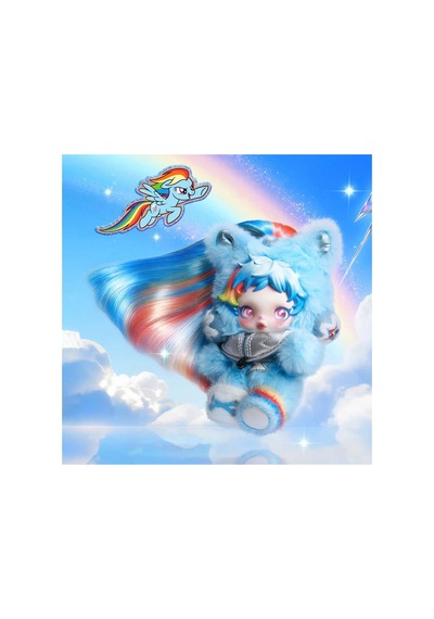 Skullpanda X My Little Pony Blind Box Peluş Anahtarlık