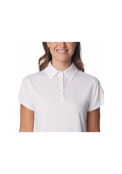 Columbia Tidal Tee Ss Polo Kadın Kısa Kollu Polo T-shirt Beyaz Fl2697-100 001