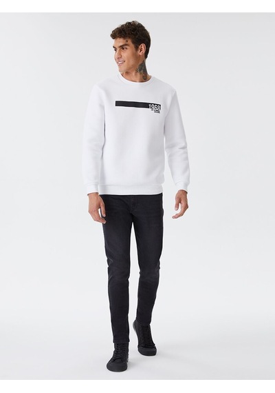 LOFT Regular Fit Erkek Sweatshirt Lf2030835 Q1.v1 Beyaz