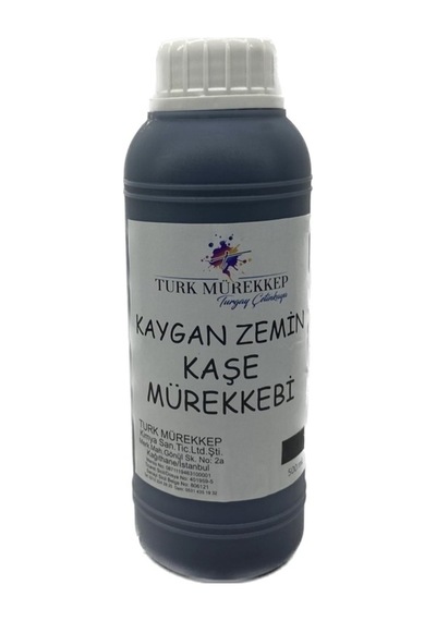 Kaygan Zemin Mürekkebi Siyah 500 Ml.
