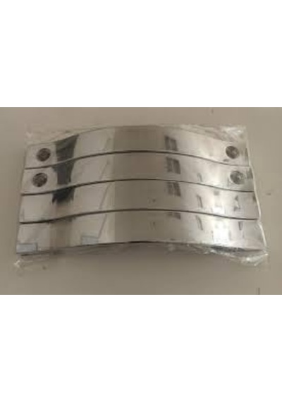 Feyza Yapı Cam Duşakabin Ay Kulp 160 Mm 2 Kapaklık Krom Renk