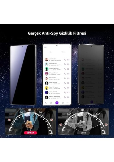 Aksesuar Galaxy S24 Ultra Hayalet Ekran Koruyucu Otomatik Hizalama Ekstra Güçlendirilmiş Kırılmaz Cam Galaxy S24 Ul