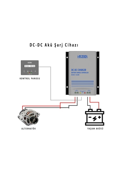 Havensis Tek Yönlü Dc-dc 12v / 24v 40a Akü Şarj Cihazı Alternatörden Akü Şarjı Karavan, Tekne, Araç