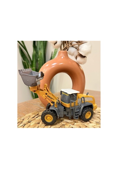İş Makinesi Metal Uçlu Kepçe Buldozer Çocuk Mühendisliği Kırılmaz Oyuncak