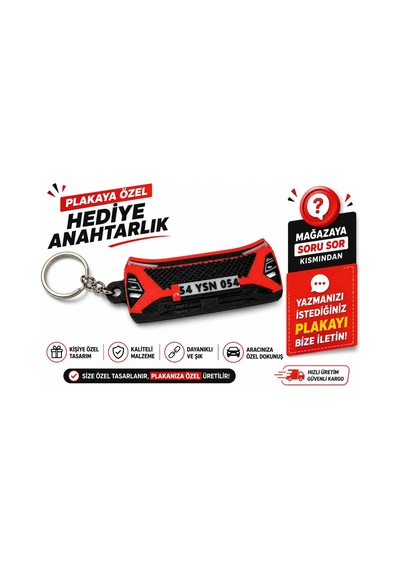 Araç Panjuru Plakalı Anahtarlık , Kişiye Özel - Hediyelik Araç Plaka Anahtarlık - Oto Panjur Plakalı