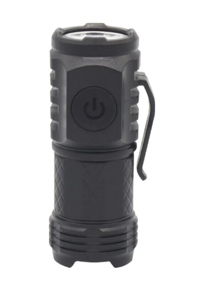 Hubrendy Tekno 3 Led El Feneri 5 Modlu Güçlü Aydınlatma Ve Metal Klipsli