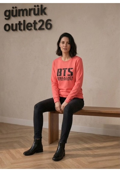 Tenkie Kadın Sweatshırt Pembe
