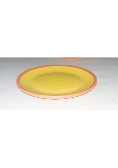 Seramik Sunum Tabağı 18 Cm Sarı