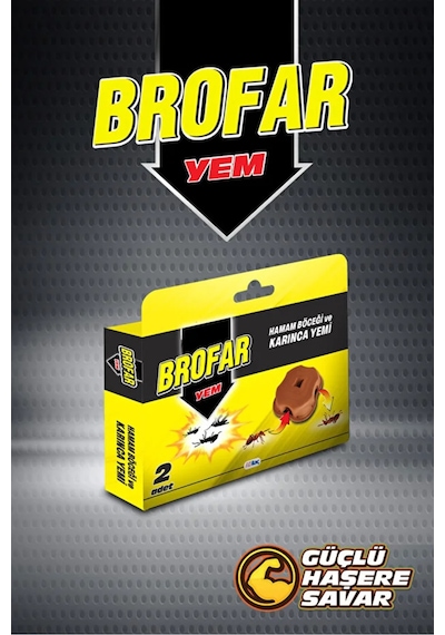 Karınca Yemi Brofar 2 Adetli Paket Hamam Böceği Ve Karınca Yemi