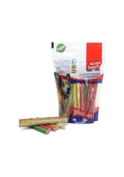 12 Cm Renkli Köpek Ödül Maması, 40'lı Paket