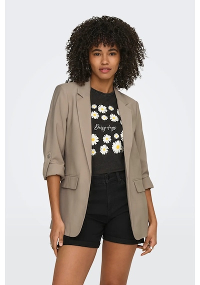 Only Kadın Onlarıs Rahat Kalıp Kolu Katlanabilir Blazer Ceket 15310839 Vizon
