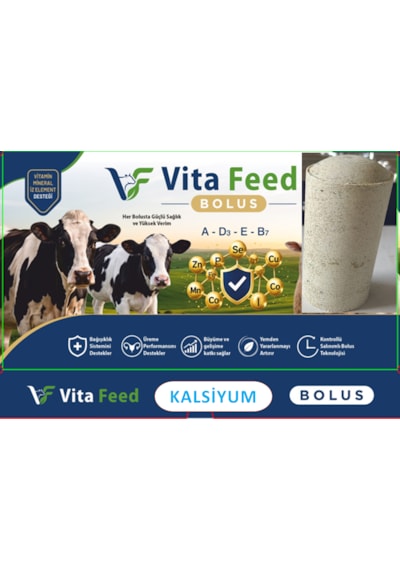 Vitafeed Kalsiyum Bolus 12 Adet
