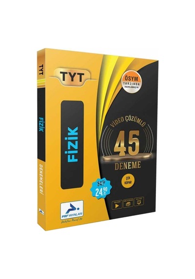 Tyt Fizik 45 Deneme Paraf Yayınları