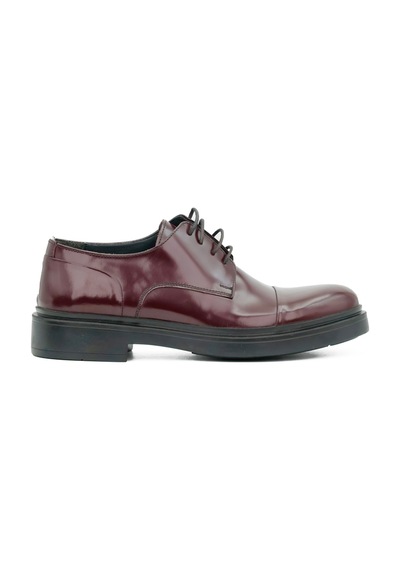 Tuna Hakiki Deri Bordo Casual Erkek Ayakkabı Kauçuk Taban - 105 Bordo