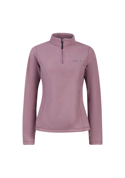 2as Camila Kadın Yarım Fermuarlı İnce Polar Sweatshirt Lila Lila