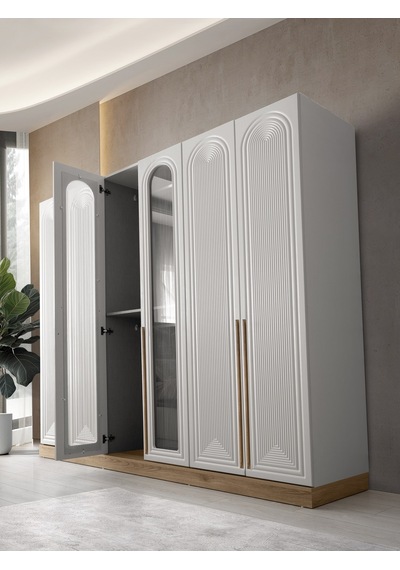 Perge Mdf 6 Kapılı Dolap Perge Mdf 6 Kapılı Dolap