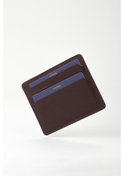 Fossil %100 Hakiki Deri Unisex El Portföyü Kartlık Kahverengi Kahverengi
