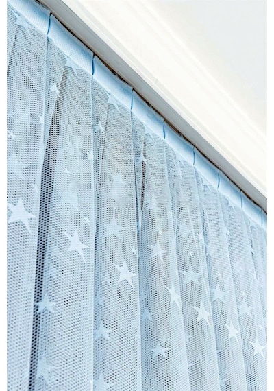 Evdepo Home Kullanıma Hazır Örme Tül Perde (541991523)