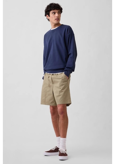 Gap Erkek 7" Essential Pull-on Khaki Şort-14324 Haki