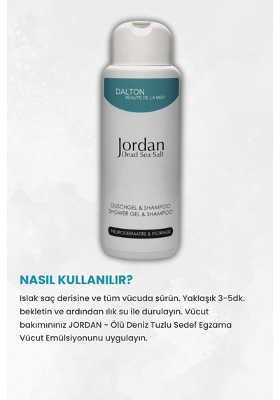 Stress Karşıtı Ölü Deniz Tuzu İçeren Rahatlatıcı Duş Jeli & Şampuan - 55173222 Diğer