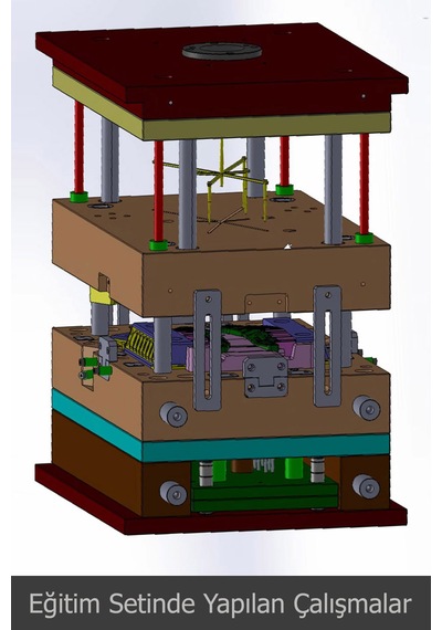 Solidworks Kalıp İleri. 3 Plakalı, Boynuz Maça, Jiggle Maça Uygulama Video Ders Eğitim Seti