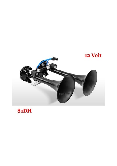 Tren - Ağır Vasıta Kornası 12Volt Seger 81Dh Havalı Turbo