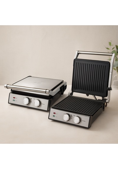 4 Dilim Tost Ve Izgara Makinesi 2000w - Yapışmaz Kaplama