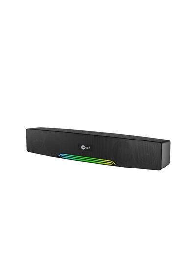 Lecoo Ds109 Bluetooth Kablosuz Stereo 10w Soundbar Masaüstü Hoparlör Siyah