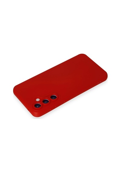 Newface - 150 - Samsung Galaxy S24 Kılıf Nano İçi Kadife Silikon - Edntrend - - Kırmızı