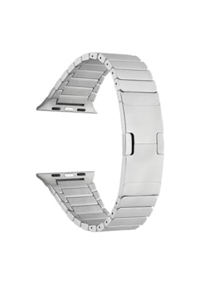 44mm İle Uyumlu Krd, 35 Metal Kordon, Gri