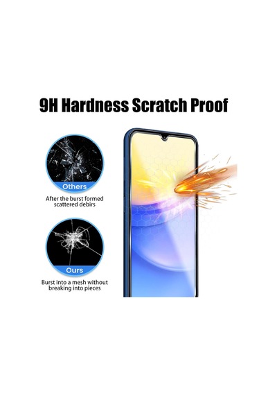 Galaxy Uyumlu A34 Tam Kalpayan Yüksek Çözünürlük Kamera Açık Temperli 9d Telefon Ekran Koruyucu Full