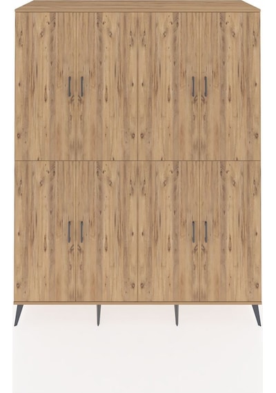 Kronos Gardrop 8 Raflı 8 Kapaklı 176x59x221 Çam-çam/antrasit Beyaz Kronos Gardrop 8 Raflı 8 Kapaklı 176x59x221 Çam-çam/antrasit Beyaz