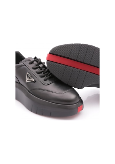 Dgn 19551 Erkek Casual Ayakkabi Siyah Antik