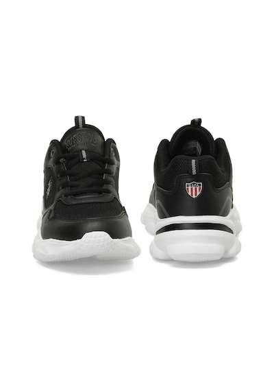 U.s. Polo Assn. Bob Wmn 5fx Siyah Kadın Sneaker Siyah-beyaz