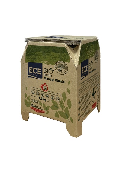 2 Adet Ece Bio Pratik Mangal Kömürü 1.5 Kg