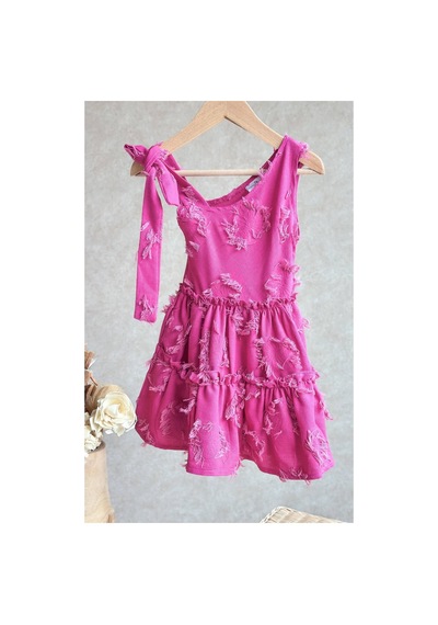 Poala Kids Ribbon Pembe Elbise