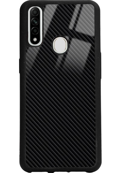 Oppo A31 Carbon Tasarımlı Glossy Telefon Kılıfı Çok Renkli