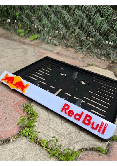 Redbull Motorsiklet Plakalık Beyaz 3d Model