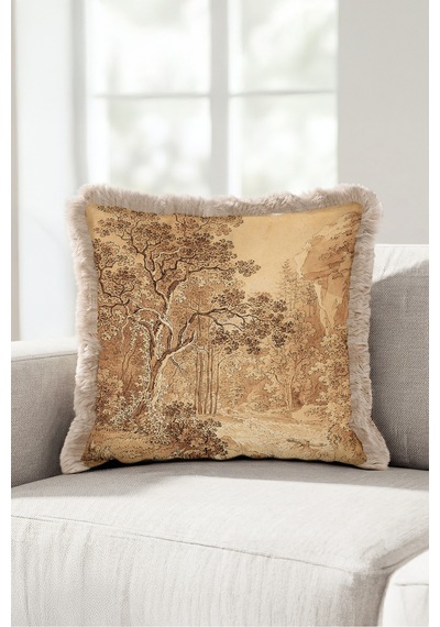 Vintage Manzara Orman Tasarım Saçaklı Yastık Kılıfı - Toile Doğa Vizon Püsküllü Kırlent Kılıfı Kadim Atlas Lime Vintage Manzara Orman Tasarım Saçaklı Yastık Kılıfı - Toile Doğa Vizon Püsküllü Kırlent Kılıfı Kadim Atlas Lime