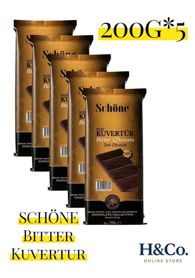 Schöne Profesyonel Mini Bitter Kuvertur 200gr 5