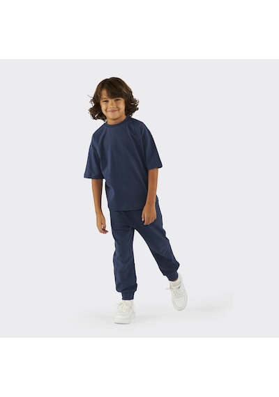 Unisex Çocuk Kısa Kollu Lacivert Tişört Çok Renkli 9931BK05001