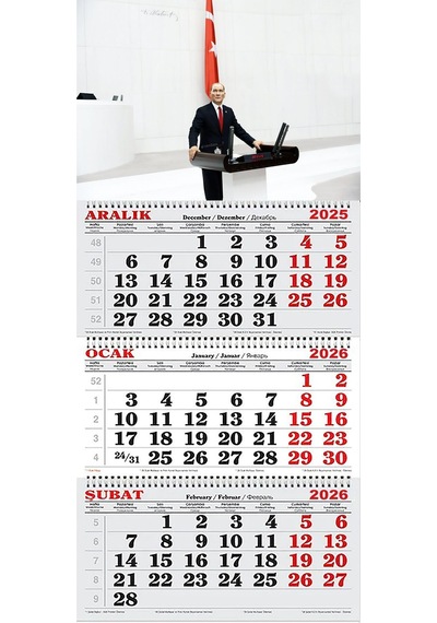 2026 Yılı Gemici Takvimi ---atatürk Meclis Kürsüsünde