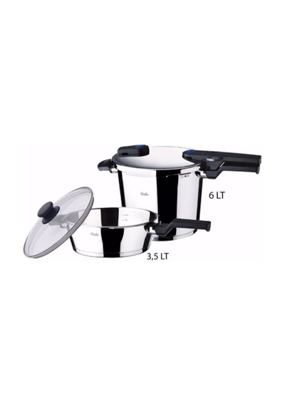 Fissler Vitaquick Bluepoint 2'li Düdüklü Tencere Seti 6 LT + 3.5 LT