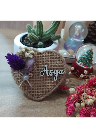 Jüt Magnet Ahşap Mıknatıslı 10'lu