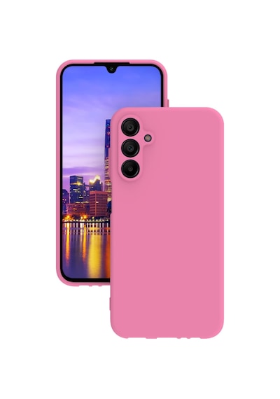Samsung Uyumlu Galaxy A16 Kılıf Kamera Korumalı Silikon Rubber Arka Kapak Pembe