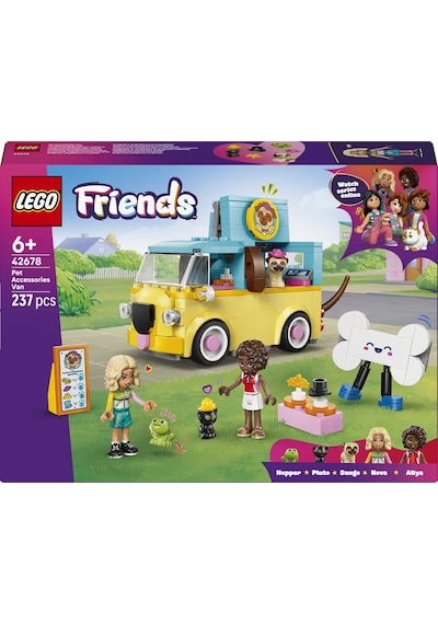 LEGO® Friends Evcil Hayvan Aksesuar Kamyoneti Oyuncağı 42678 - 6 Yaş Üzeri Çocuklar için Yaratıcı Oyuncak Yapım Seti  (237 Parça)
