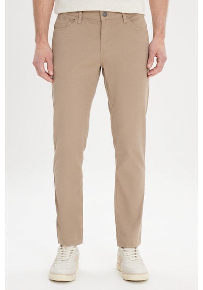 AC&Co / Altınyıldız Classics Erkek Bej Slim Fit Dar Kesim 5 Cep Armürlü Esnek Pantolon Bej AC&Co / Altınyıldız Classics Erkek Bej Slim Fit Dar Kesim 5 Cep Armürlü Esnek Pantolon Bej