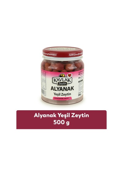 Kavlak Alyanak Çizik Yeşil Zeytin 500 Gr