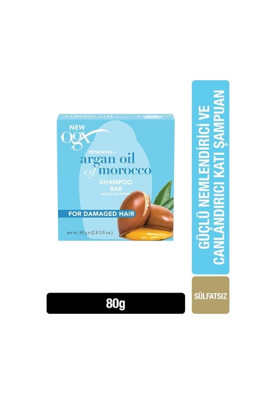 Ogx Argan Oil Of Katı Şampuan 80 Gr Sku: Smg8690010420091